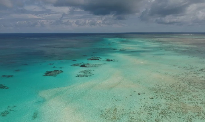 Beautiful Zanzibar Indian Ocean turquoise waters